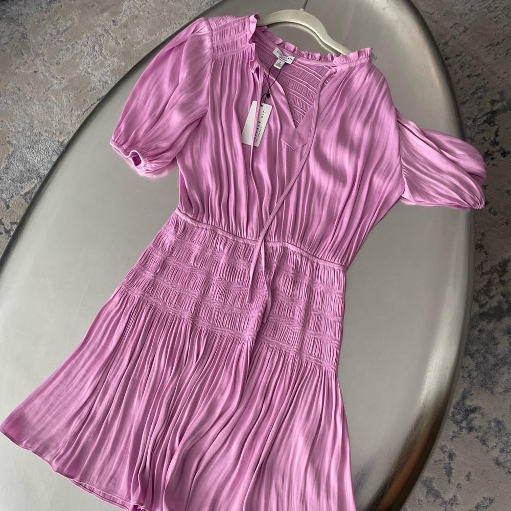 NWT pink Current Air dress size small